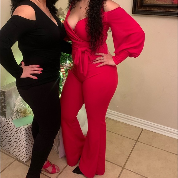 Red jumpsuit - Picture 2 of 3